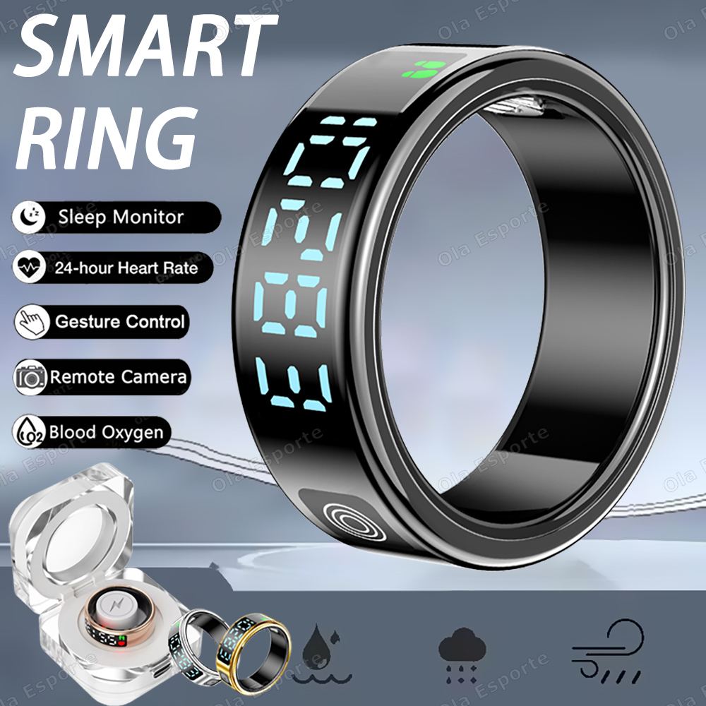 Daith Heart Ring - SR08 Smart Ring mit Ladebox für
