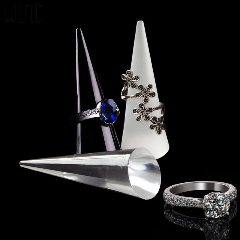 Body Jewelry Websites - Acryl Solide Finger Ring Halter Stehen
