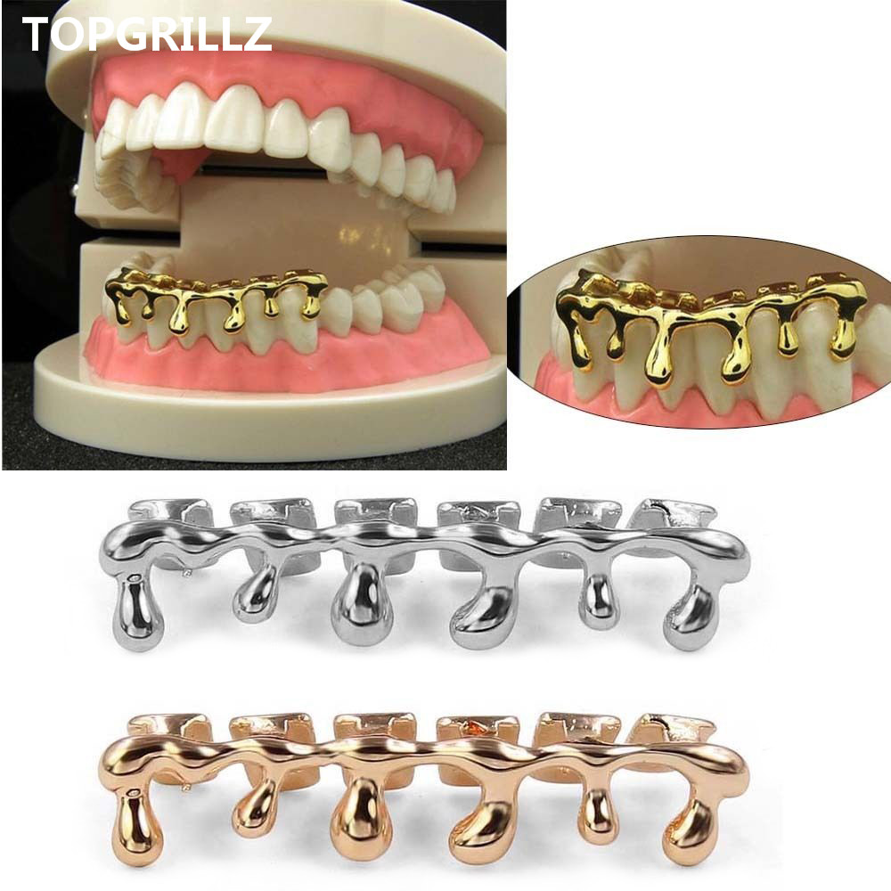Body Jewelry Gold Plated - TOPGRILLZ Fit Licht Gelb Gold Farbe
