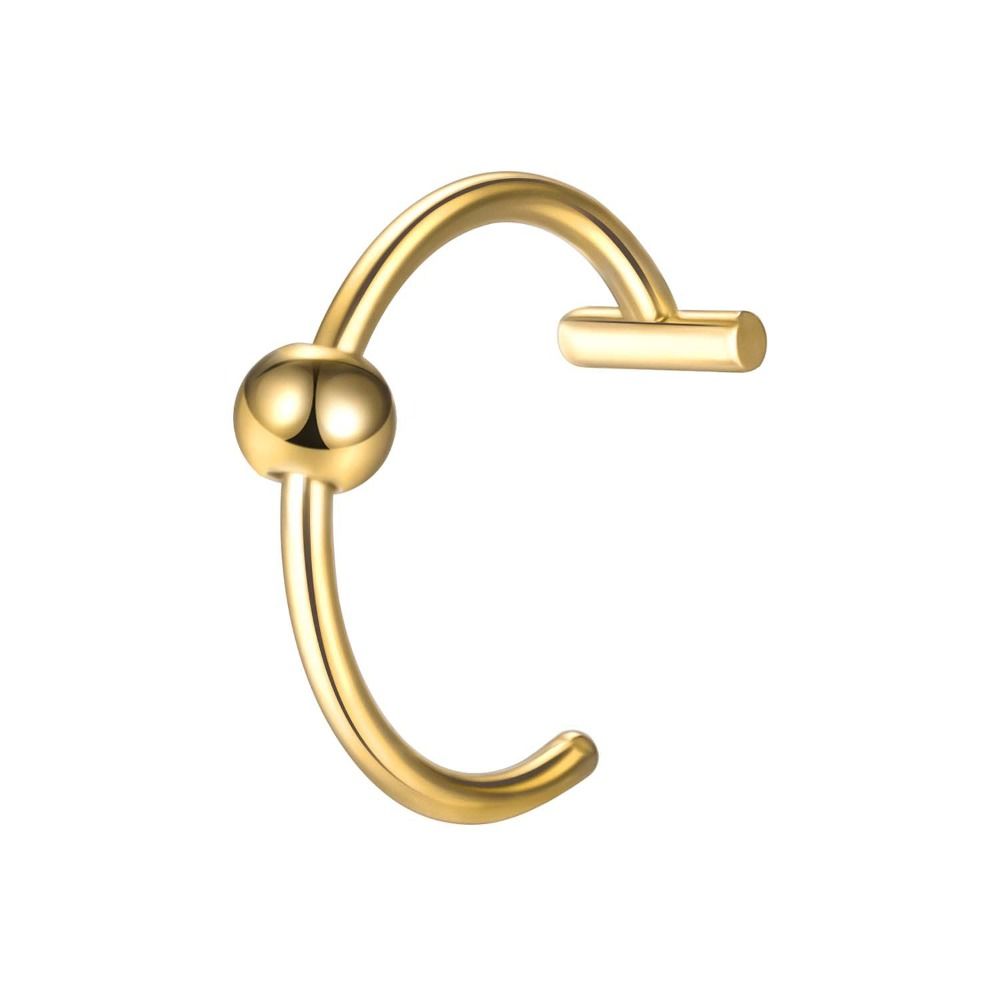 Body Jewelry Lip Ring - 1PC Mode Edelstahl Gefälschte Nase Ring
