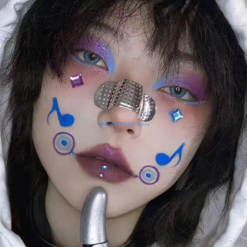 Body Jewelry Trend - C1FE für band-aid-förmige Trendlegierung Nasenclips Männer