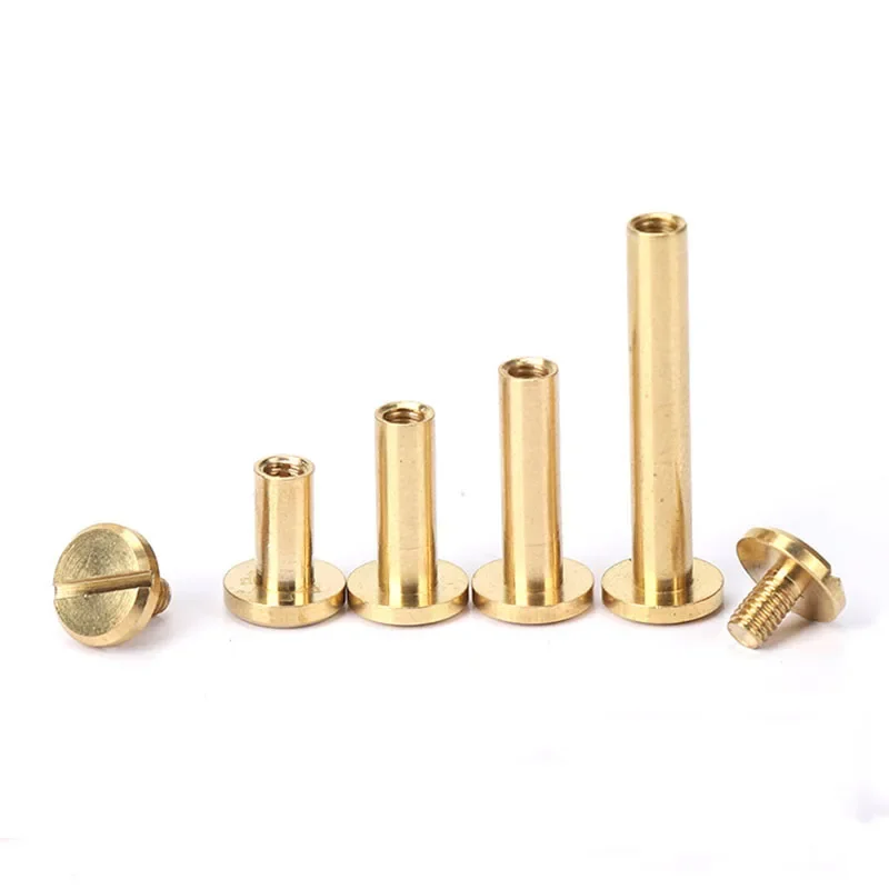 Body Jewelry Chicago - 10 Sets massive Messingbindung Chicago Schrauben