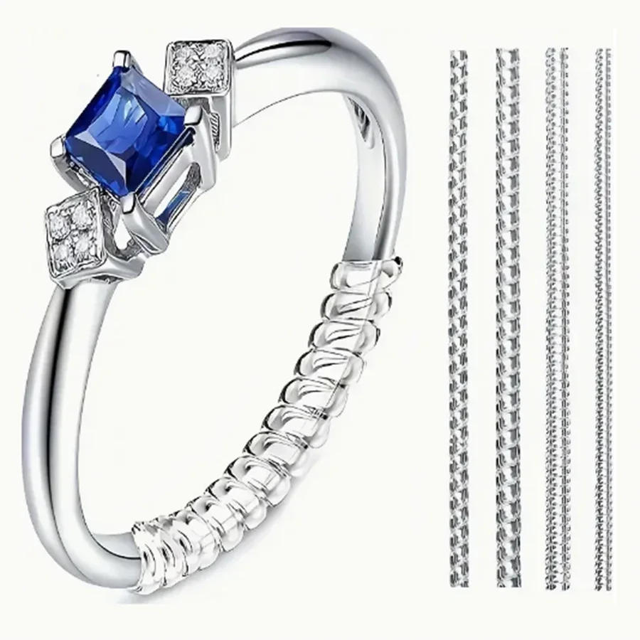 Daith Heart Ring - 4/8 Stück – Ringgrößenversteller – unsichtbarer