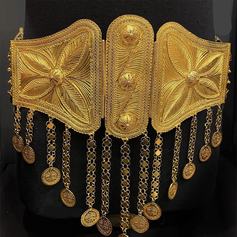 Body Jewelry Gold Plated - Kurdish Luxus Hochzeit Schmuck Vergoldet Kette