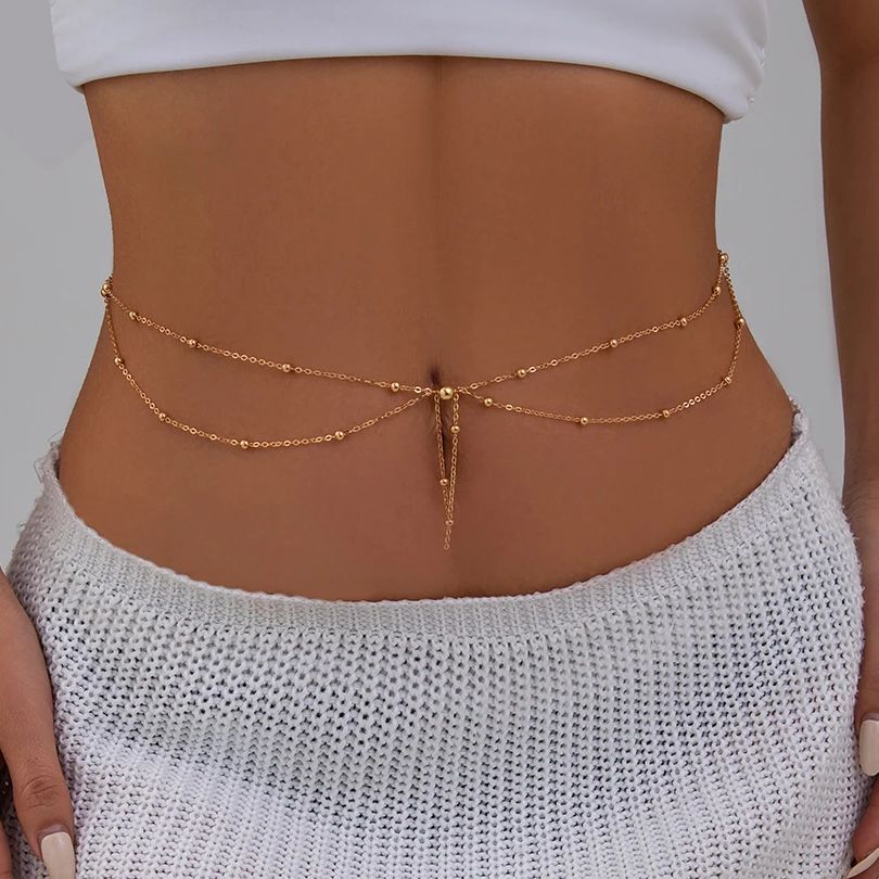Body Jewelry Helix - KunJoe Multilayer Gold Farbe Dünne Perle