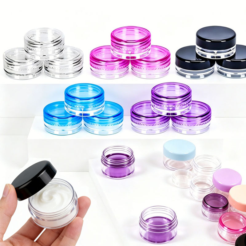 Body Jewelry Storage - 100 Stück 2g-20g leere kleine Kosmetik-Probenbehälter,
