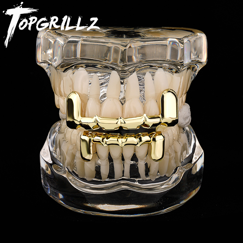 Body Jewelry Trend - TOPGRILLZ Hip Hop Fangs Mund Zähne