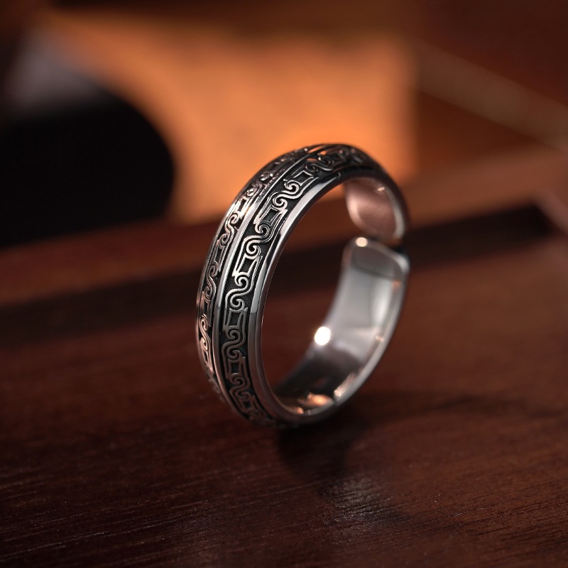 Body Jewelry High End - Bronzener Tierkörper-Ring mit hochwertigen Elementen im