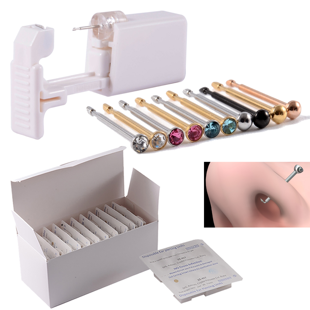 Body Jewelry Factory - 24 Teile/schachtel Einweg Sicher Sterile Piercing
