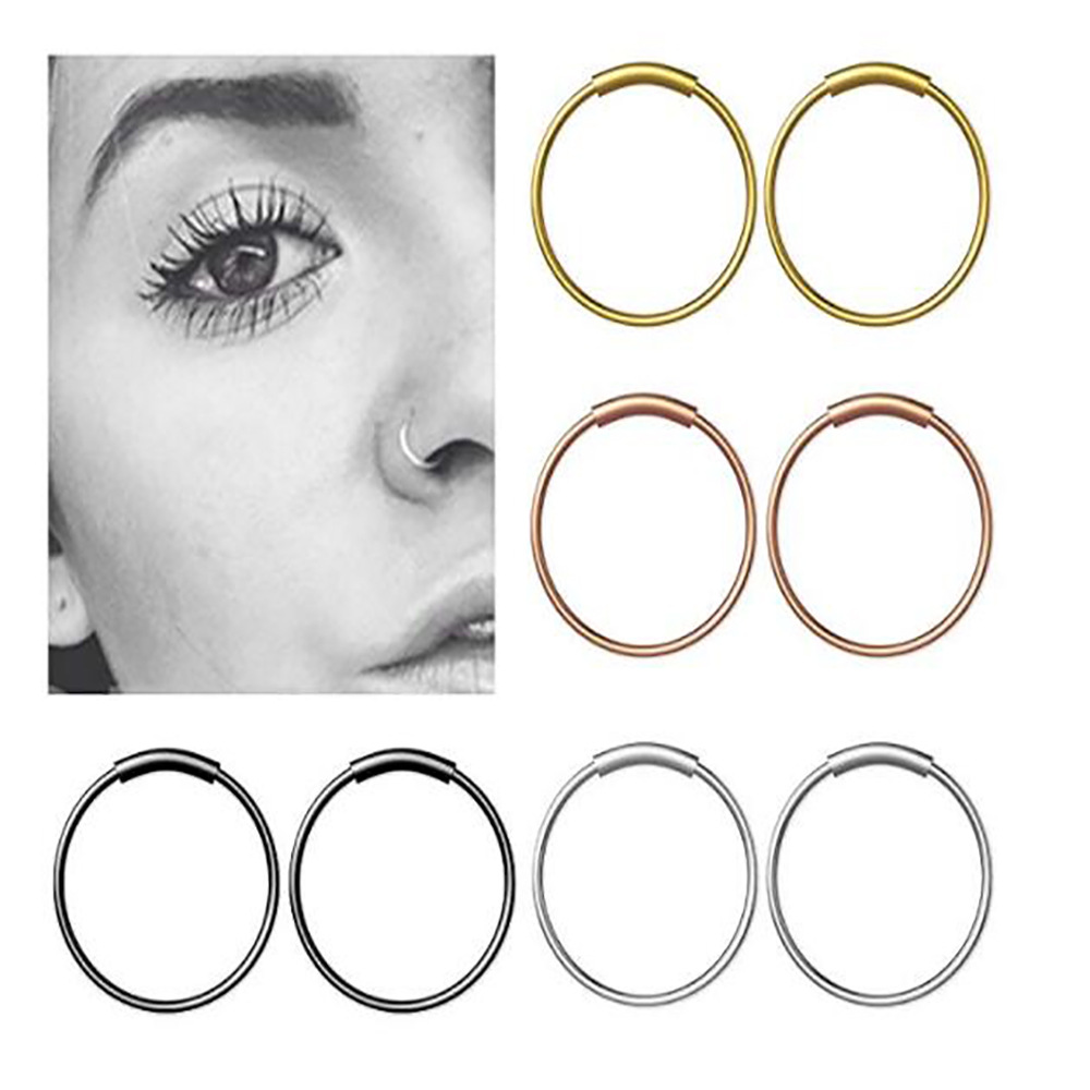 Body Jewelry Lip Ring - 3 Stück/Set 316L Chirurgenstahl Nahtlose Durchgehende