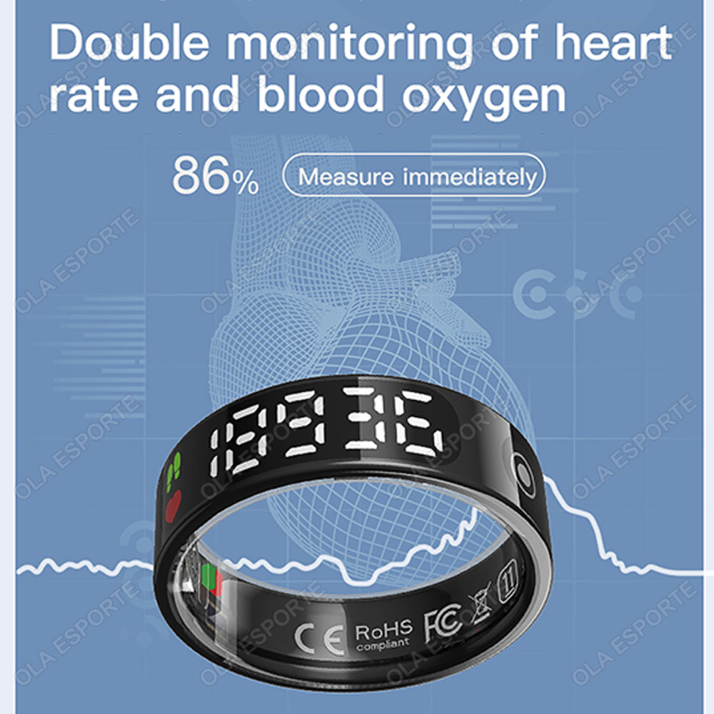 SR08 Smart Ring mit Ladebox fü – Daith Heart Ring Bewertung und Preis