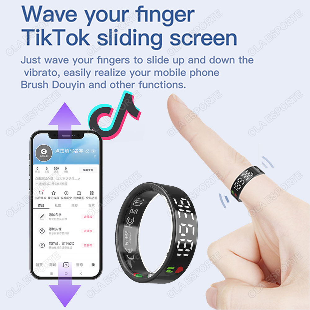 SR08 Smart Ring mit Ladebox fü – Daith Heart Ring Bewertung und Preis