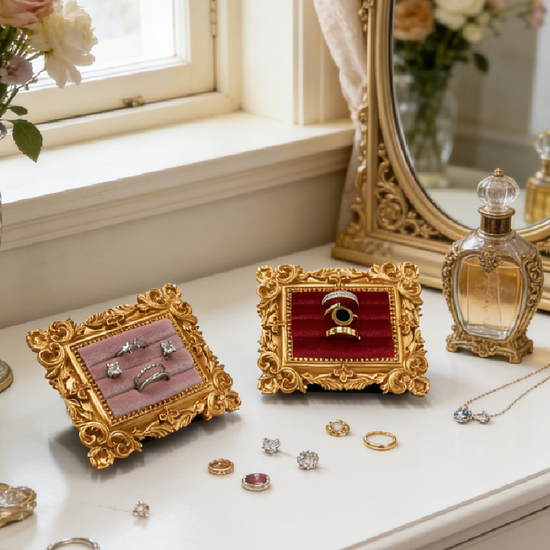 Vintage Bilderrahmen-Ringständ – Body Jewelry Websites Bewertung und Preis