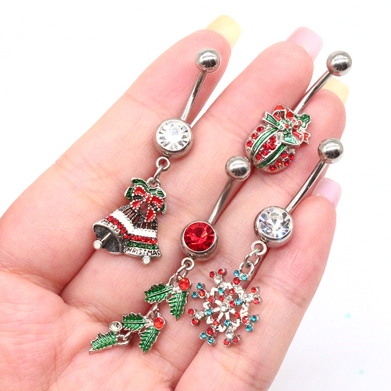 Weihnachten Serie Nabel Ring F – Body Jewelry Factory Bewertung und Preis