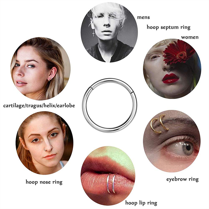 16G 316L Chirurgischer Stahl K – Body Jewelry Lip Ring Bewertung und Preis