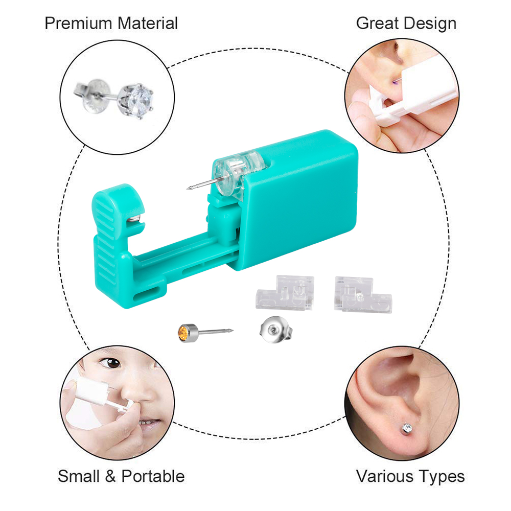 1pc Einweg Grün Ohr Piercing W – Body Jewelry Factory Bewertung und Preis
