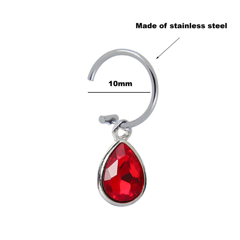 1Pc Gefälschte Piercing Lip Cl – Body Jewelry Lip Ring Bewertung und Preis