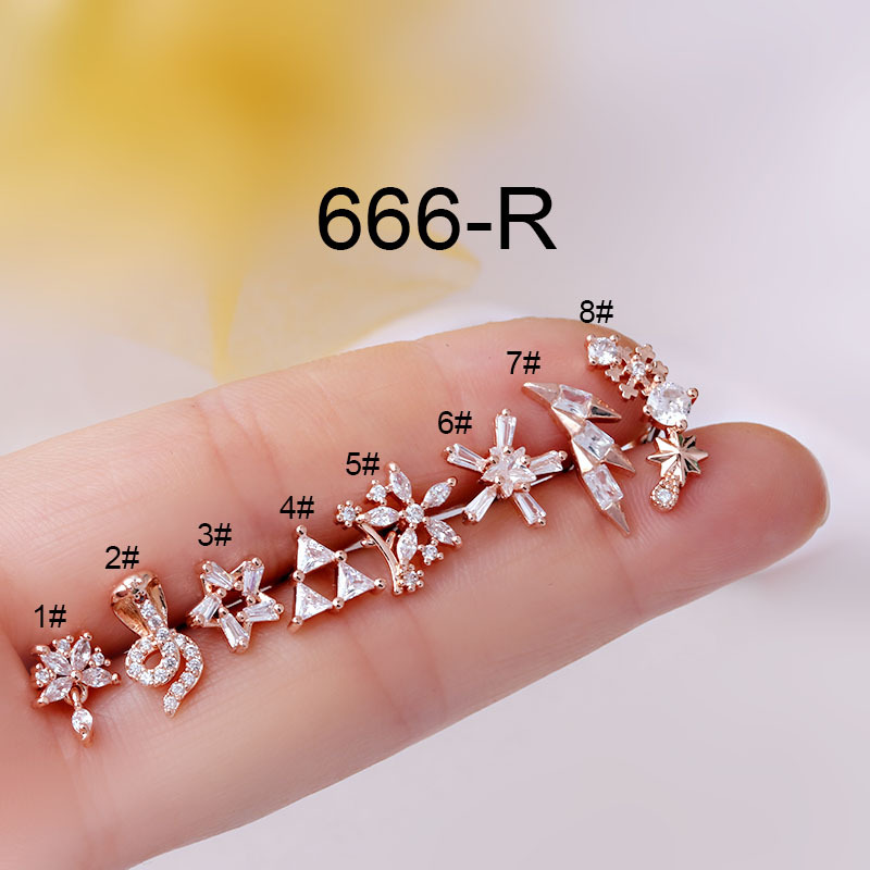 1 stück Piercing Edelstahl Blu – Body Jewelry Trend Bewertung und Preis