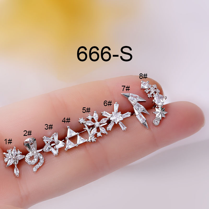 1 stück Piercing Edelstahl Blu – Body Jewelry Trend Bewertung und Preis