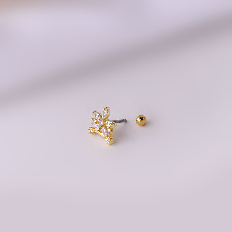 1 stück Piercing Edelstahl Blu – Body Jewelry Trend Bewertung und Preis