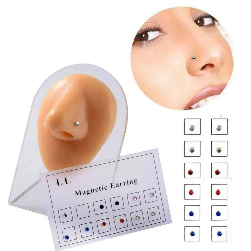 12PCS/Karte Gefälschte Cheater – Body Jewelry Lip Ring Bewertung und Preis