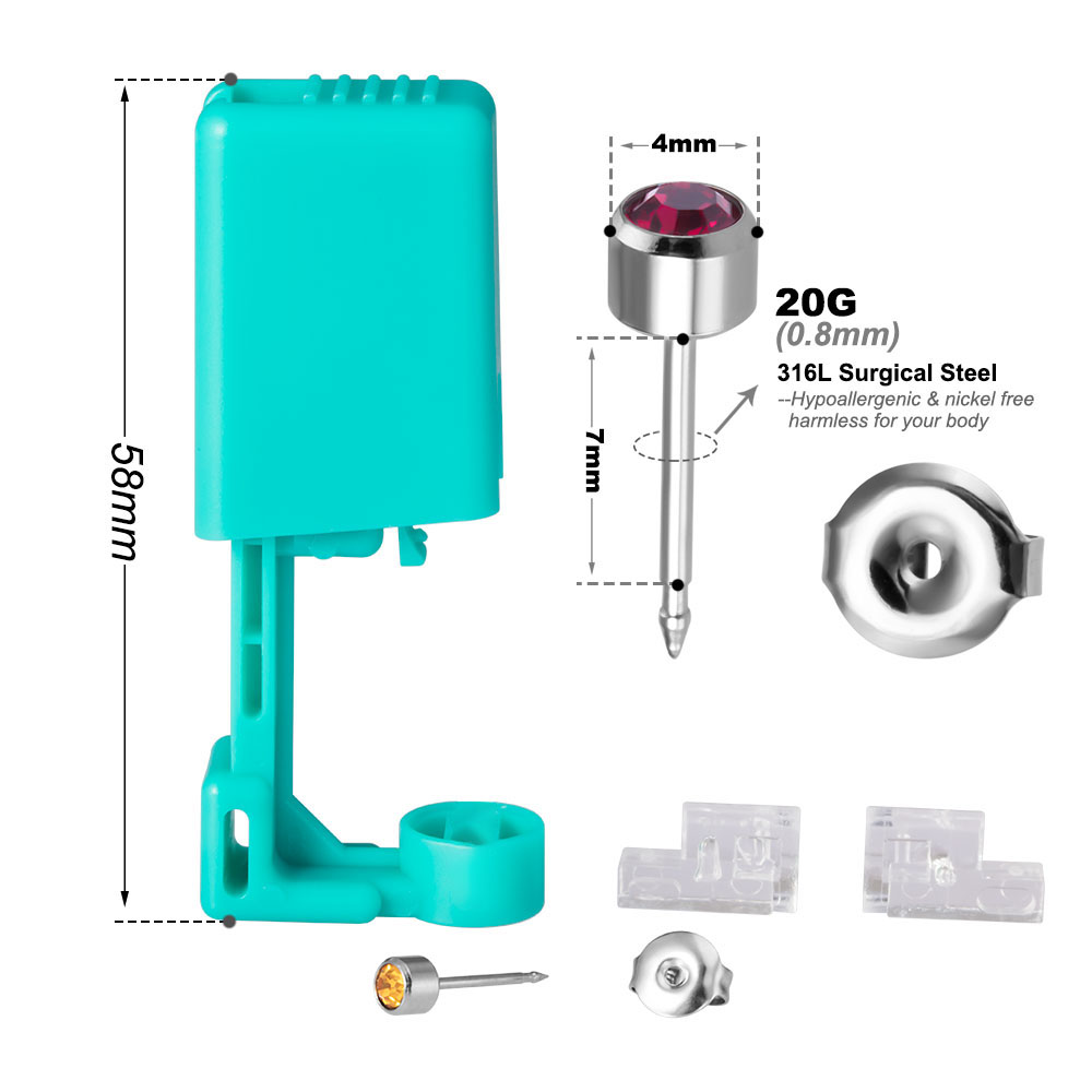 1 Einheit steriler Einweg-Ohrp – Body Jewelry Factory Bewertung und Preis