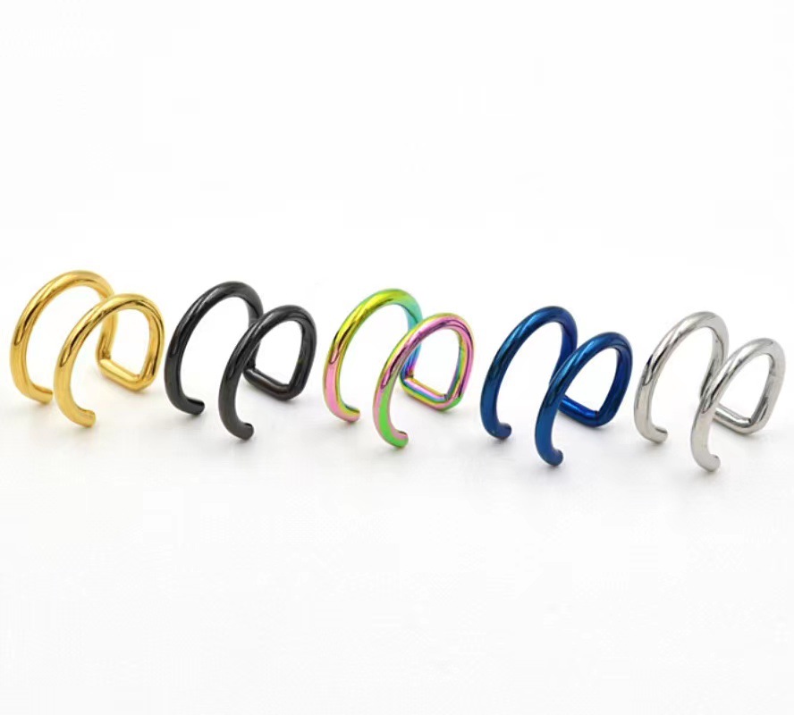 2 Stück 316L Edelstahl Clip-On – Body Jewelry Lip Ring Bewertung und Preis