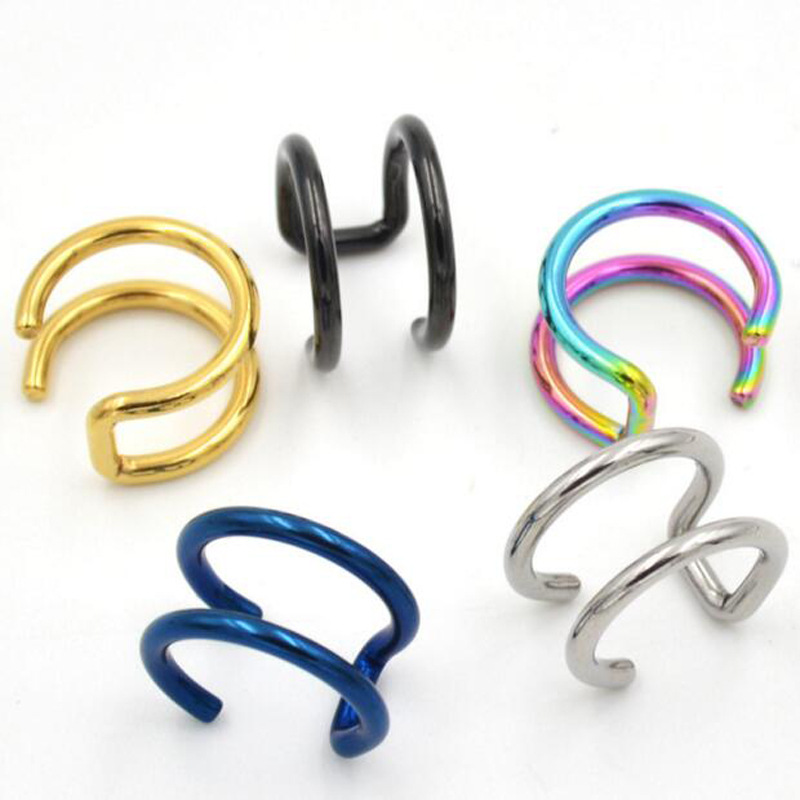 2 Stück 316L Edelstahl Clip-On – Body Jewelry Lip Ring Bewertung und Preis