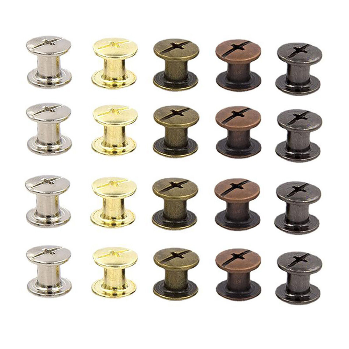 100 Sets M4 M5 Chicago Schraub – Body Jewelry Chicago Bewertung und Preis