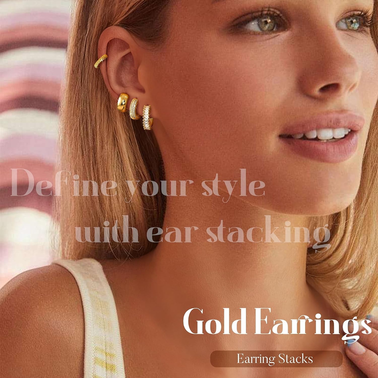 ORAZIO 4 Paar 14K vergoldete,  – Body Jewelry Trend Bewertung und Preis
