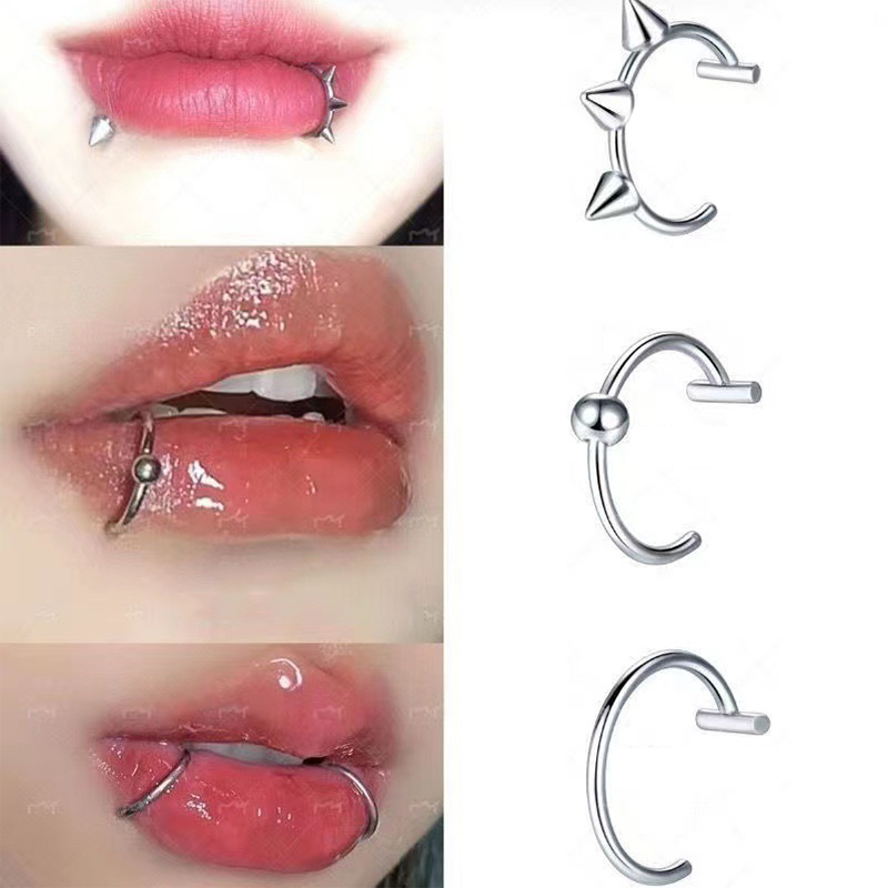 1 Stück Edelstahl Fake Nasenri – Body Jewelry Lip Ring Bewertung und Preis