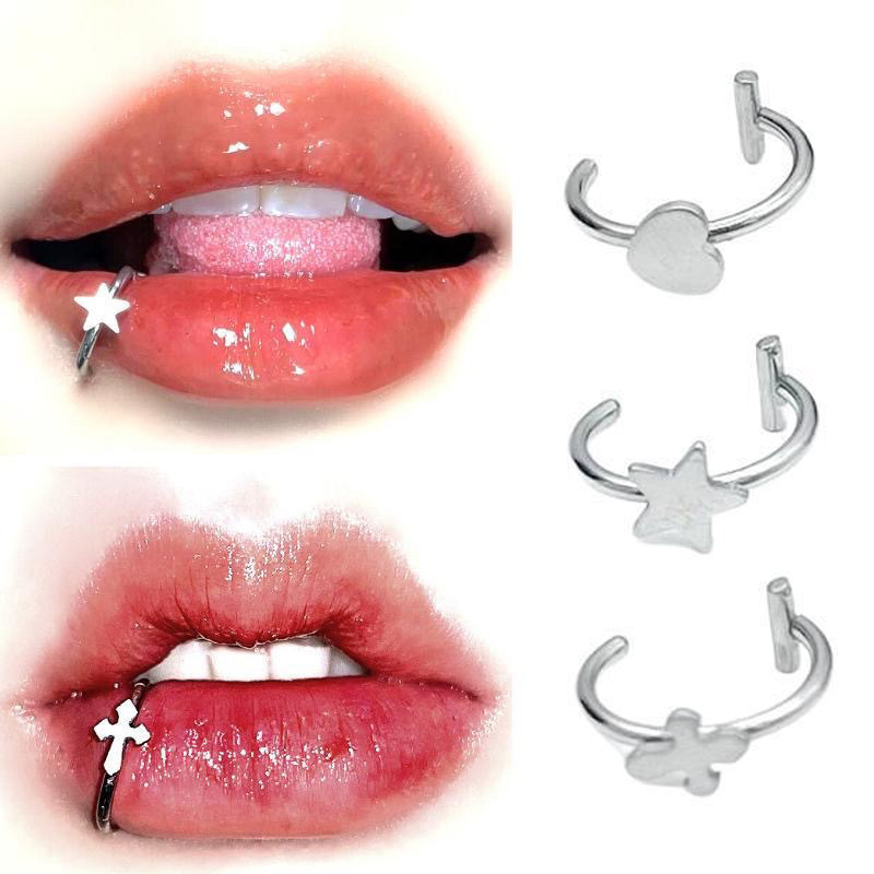1 Stück Edelstahl Fake Nasenri – Body Jewelry Lip Ring Bewertung und Preis