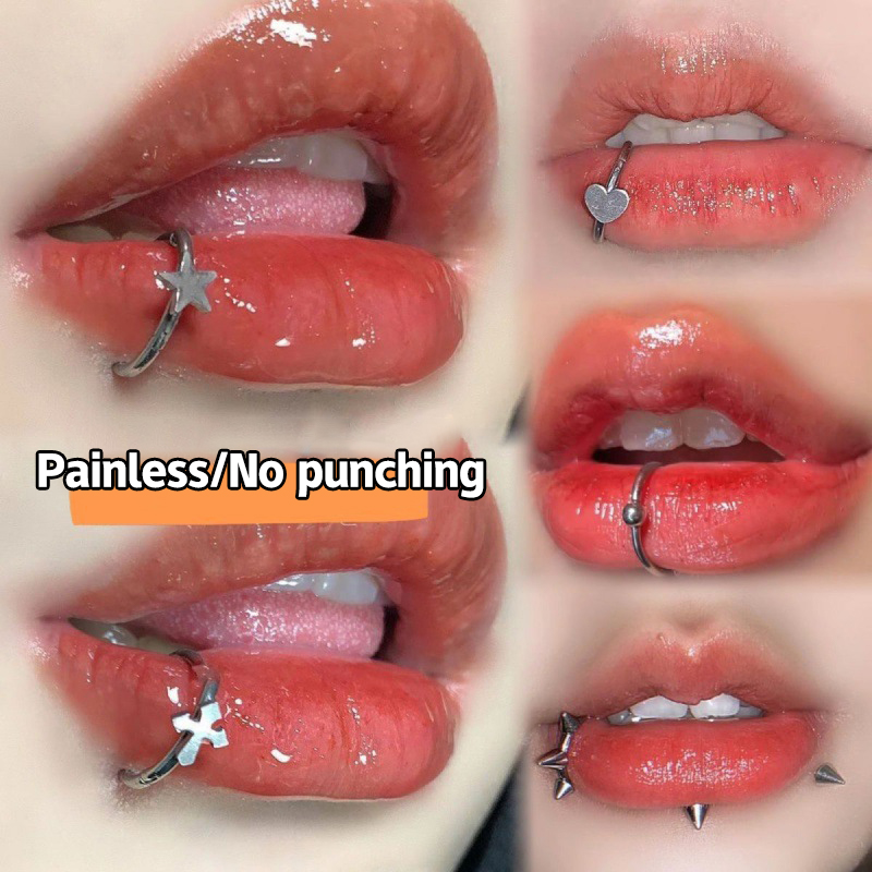 1 Stück Edelstahl Fake Nasenri – Body Jewelry Lip Ring Bewertung und Preis