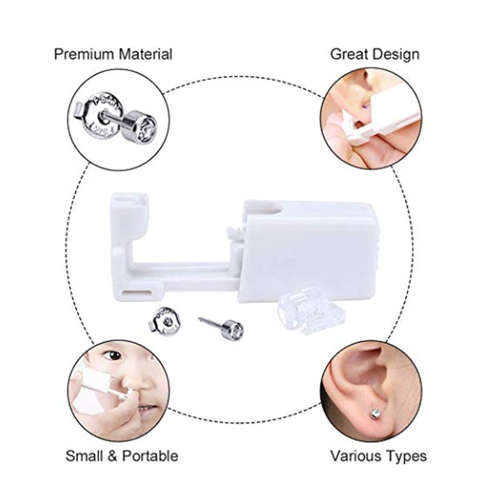 1PC Einweg Sterile Ohr Piercin – Body Jewelry Factory Bewertung und Preis