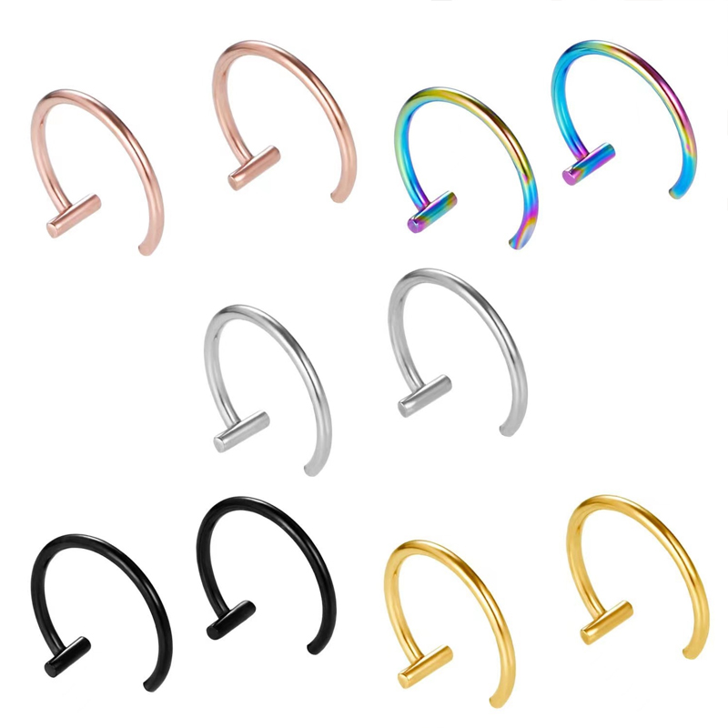 18G Chirurgischer Stahl Lippen – Body Jewelry Lip Ring Bewertung und Preis