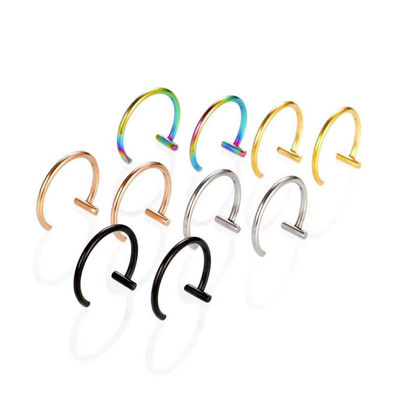 18G Chirurgischer Stahl Lippen – Body Jewelry Lip Ring Bewertung und Preis