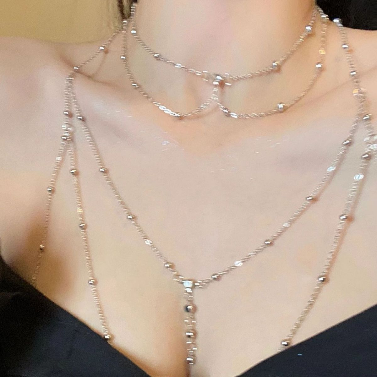 Brustkettenschmuck, reiner Lus – Body Jewelry High End Bewertung und Preis