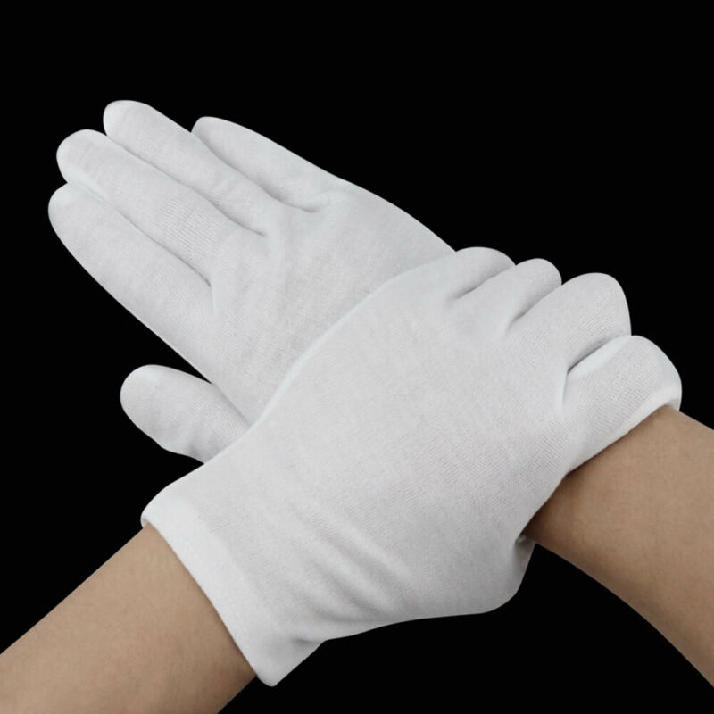 24 Stück weiße Handschuhe, 12  – Body Jewelry Websites Bewertung und Preis
