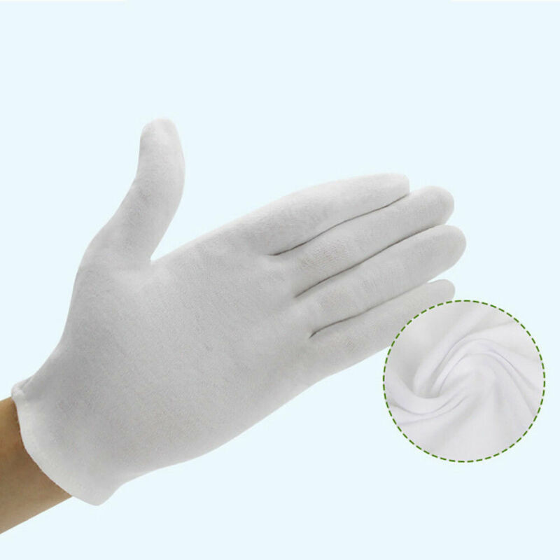 24 Stück weiße Handschuhe, 12  – Body Jewelry Websites Bewertung und Preis