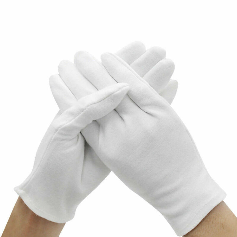 24 Stück weiße Handschuhe, 12  – Body Jewelry Websites Bewertung und Preis