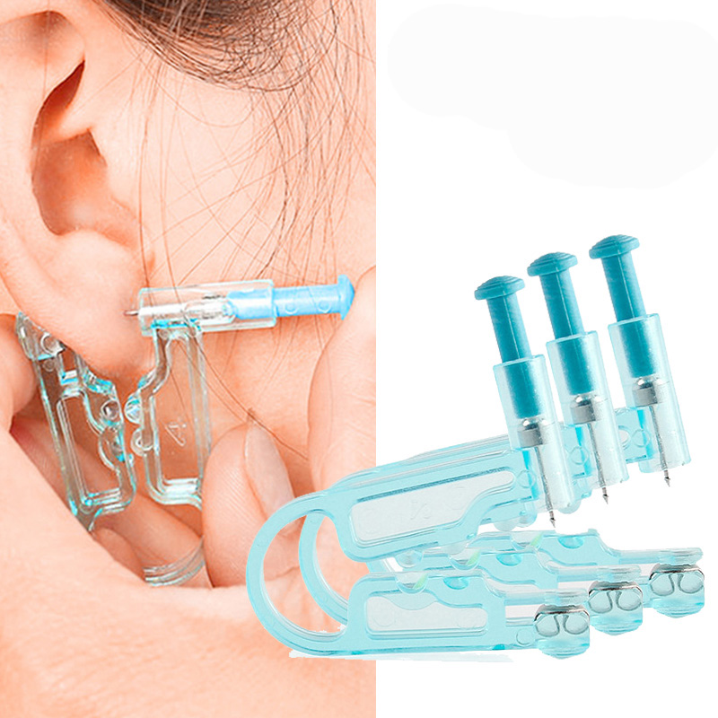 1/20 Stück Blaues Einweg-Ohrlo – Body Jewelry Factory Bewertung und Preis