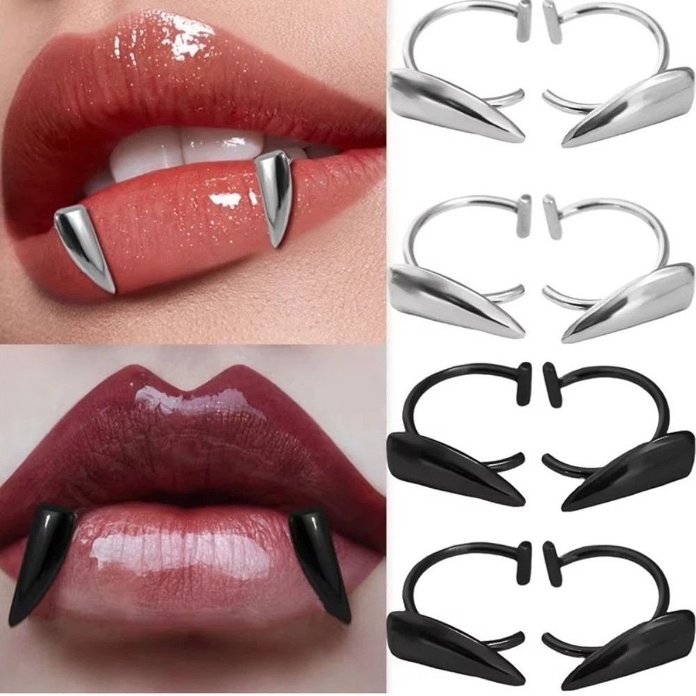 2er-Set Übertriebener Fake-Lip – Body Jewelry Lip Ring Bewertung und Preis